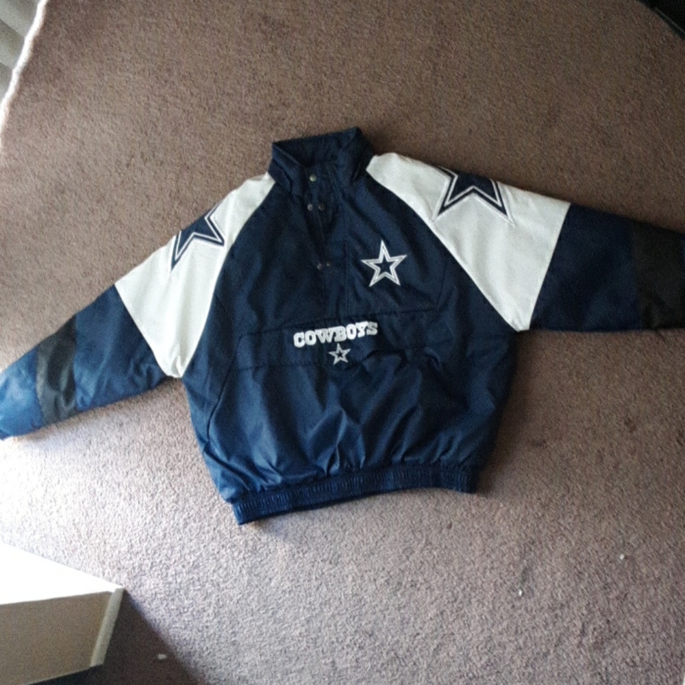 Dallas cowboys pull over jacket